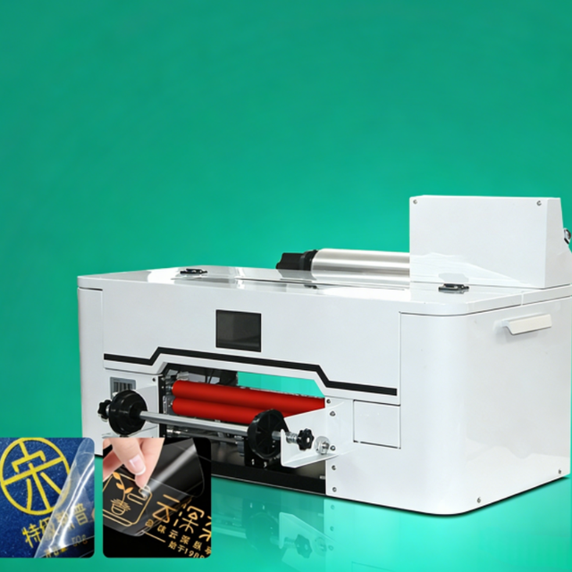 UV Crystal Sticker Inkjet Printing Machine A3 DX7 UV DTF Printer for Custom Labels