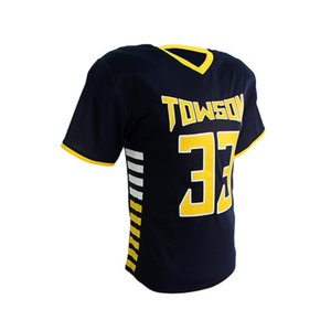 Vêtements d'équipe de lacrosse personnalisés en gros : Maillot de sublimation, kit short en mesh, anti-humidité, séchage rapide, tenues d'entraînement - Product Image 4