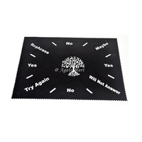 Tapis de pendule de symbole eltique C du principal fournisseur indien en gros Veet Tarot nappe Divination Tarot sculpté Feng Shui Agate
