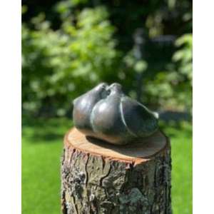 Decoración de mesa para sala de estar, escultura de bronce de dos palomas, objetos decorativos, precio al por mayor - Product Image 3