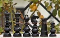 Juego de Ajedrez de Madera de la Serie Reconstruida de Caert para Adultos y Niños, Juego de Mesa y Rompecabezas con Tablero y Piezas para Niños