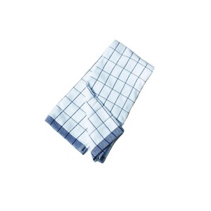 Torchons de cuisine à carreaux de golf 100% coton de luxe brodés et durables à séchage rapide et doux-pour la maison et les voyages - Product Image 1