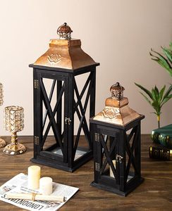 Great Quality In Responsible Price Wooden <b>Lantern</b> Decorative <b>Candle</b> Holder For <b>Large</b> Wedding Event And Home Decoration - Product Image 1