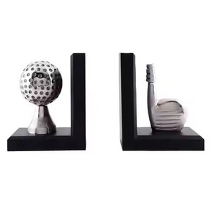 <b>Cheap</b> Price New Geometric Metal Bookends 2Pcs Gold Plated Sculptural Deer Modern Design Decorative Book Ends - Product Image 3