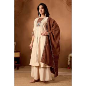 Anarkali Kurti Palazzo Dupatta Set for Women - Product Image 4