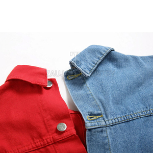 Chaqueta de mezclilla ligera de diseño personalizado para hombre, con efecto tie-dye, elegante, con botones al frente, informal, para uso diario. - Product Image 6