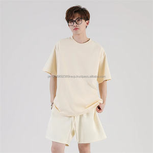 Camiseta Personalizable de Algodón 100% de Alta Calidad, Diseño de Hombros Caídos, Cuello Redondo y Técnica de Bordado - Product Image 3