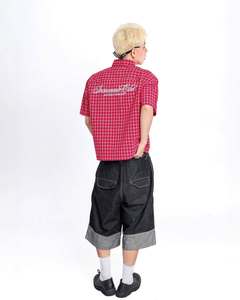 เสื้อผ้าในเวียดนาม OEM ODM เสื้อเชิ้ตแขนสั้นผ้าฝ้าย 100% สำหรับผู้ชายและผู้หญิง โรงงานผลิตเสื้อผ้าเวียดนาม - Product Image 5