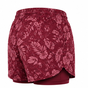 Short de bain léger et respirant en tissu extensible, avec ceinture élastique confortable avec cordon de serrage et poches pratiques. - Product Image 3