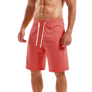 Nouveaux shorts pour hommes tendance, style streetwear, en tissu molletonné épais, couleur unie, poches latérales, imprimé personnalisé, écologiques, séchage rapide - Product Image 2