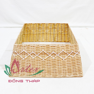 Soporte ecológico para árbol de Navidad hecho a mano de Artex Dong Thap Factory con base de mimbre para decoraciones festivas - Product Image 4