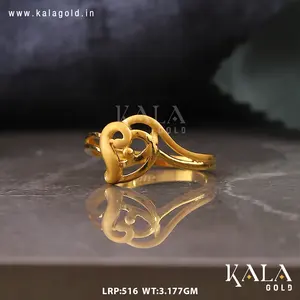 Bague élégante et simple en or massif 18 carats pour homme et femme, cadeau de fiançailles ou de mariage, finition classique haute brillance, tendance pour un usage quotidien - Product Image 3