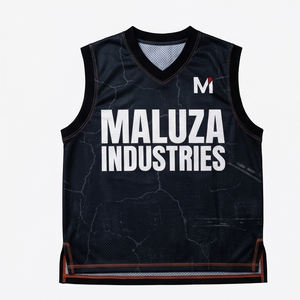 Maillot de basket-ball professionnel pour hommes, uniformes d'équipe avec impression par Sublimation, nom personnalisé, numéro, vêtements de sport d'entraînement sans manches - Product Image 1