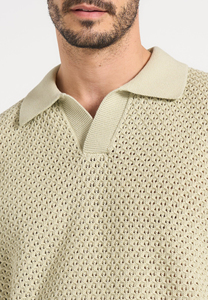 Polo de Manga Corta para Hombre, Deportivo, Casual, de Negocios, de Alta Calidad, Tejido, con Rayas, Bloques de Color, Cierre Frontal con Cremallera, Elegante - Product Image 6