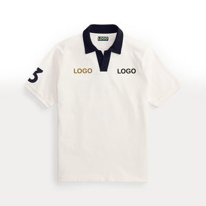 เสื้อยืดผู้ชายทรงคลาสสิค สปอร์ต แบรนด์ดัง ขายดี ปักโลโก้ตามสั่ง ผ้าถักเนื้อนุ่ม ระบายอากาศได้ดี แขนสั้น - Product Image 4