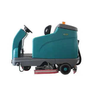 Tốt đất đôi lọc của nước thải Ride-on Scrubber Máy làm sạch