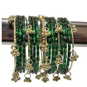 Conjunto de Joyería Go2boho, Pulsera Multicapa con Colgante de Cruz Chapado en Oro, Pulseras Elásticas Hechas a Mano con Cuentas, Joyería Boho para Mujer, Regalo - Product Image 1