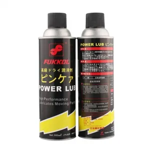 Lubrificante spray Fukkol Power lube siliconico free per nastri trasportatori e macchinari industriali lubrificante per olio di svolta minerale