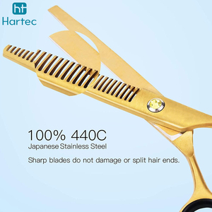 Highest Quality Good Seller New Arrival Fully Customized Made Premium Trendy Product Rust Resistant <b>Hair</b> <b>Thinning</b> <b>Scissors</b> - Product Image 5
