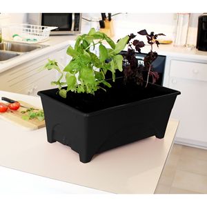 Bac à fleurs auto-arrosant pour patios et espaces intérieurs - Product Image 5