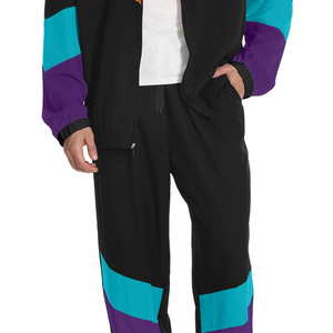 Survêtement unisexe d'été avec poches zippées, sweat à capuche zippé intégral, ensemble 2 pièces respirant et à séchage rapide pour la course, le jogging, le sport et les loisirs - Product Image 1