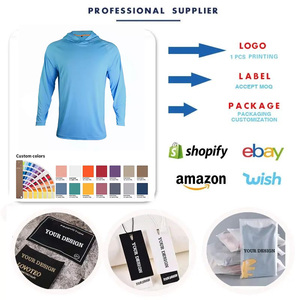 Camisetas de Pesca con Capucha, Transpirables, de Secado Rápido, con Protección Solar UPF 50+, Logotipo Personalizado, Venta Caliente OEM - Product Image 4