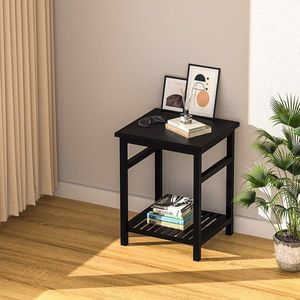 Comodino in Bambù WTZ Salvaspazio e Facile da Usare per Camera da Letto e Soggiorno, Tavolino da Notte per Appartamenti - Product Image 5