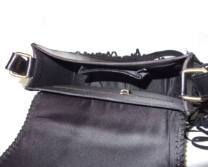 Genuine Leather Vintage Crossbody <b>Bag</b> with Embroidery Pattern Tassel Fringes Single Strap - Product Image 4