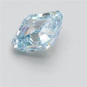 Diamante Suelto Cultivado en Laboratorio, Corte Asscher, 2.00 Quilates, Azul Fantasía, VS1, Certificado IGI, Venta al Por Mayor, Directo de Fábrica, Calidad Premium - Product Image 3