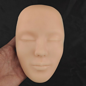 Full Soft Silicone Mannequin <b>Head</b> Face Practice Skin for PMU Tattoo Eye Lip Lash Makeup <b>Training</b> - Product Image 5