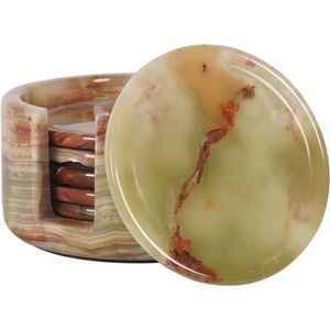 Sous-verres en bois naturel pour boissons chaudes et froides |   Sous-verres faits à la main en bois de manguier |   Utilisation à domicile, au bureau et au restaurant - Product Image 3
