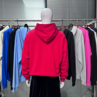 MOQ Rendah 3D untuk Hoodie Musim Dingin Solid Unisex Heavyweight Oversized Streetwear Sweatshirt High Street Web Graphic Designer