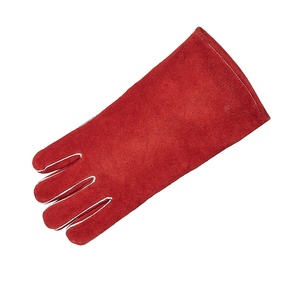 Guantes de Trabajo de Cuero ISONZ, Guantes de Seguridad Resistentes al Calor para Soldadura, con Puño Largo, para Barbacoa - Product Image 2