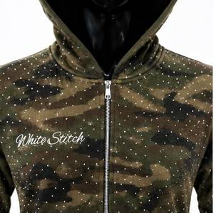 Sudadera con Capucha Yaris Remy Red Velvet, Cierre Regular, Estilo Waffle, Oversize, Unisex, 100% Algodón French Terry - Product Image 2