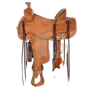 Silla de Montar Profesional para Equitación con Asiento Acolchado Suave y Acabado en Cuero Resistente para Actividades Diarias de Montar - Product Image 3