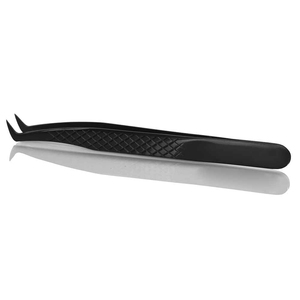 Eyelash Tweezers Volume Fiber Tip Pointed Tip for Eyelash Extensions Professional Lash Extension Tool 671 - Product Image 1