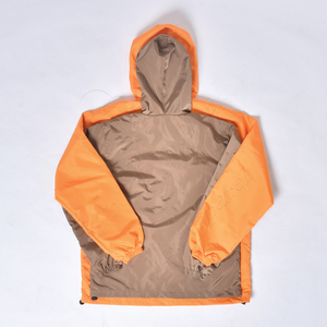 Custom <b>Men</b> Winter Hooded Front Logo <b>Lightweight</b> Waterproof Breathable Windbreaker <b>Jacket</b> Stand Finished Outdoor Latest Style - Product Image 5