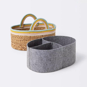 Large Braided Cotton <b>Basket</b> for Laundry and Home <b>Storage</b> Multi Purpose Braided Cotton <b>Basket</b> Handmade Rope Organizer Wholesale - Product Image 5