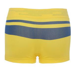 Boxers tricotés mi-taille pour hommes, avec logo personnalisé, couleur unie, en Spandex, séchage rapide, sans coutures, lavables en machine, pour adultes - Product Image 4