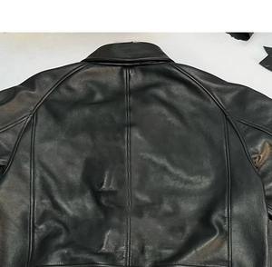 แจ็คเก็ตหนังแฟชั่นแบบซิปเต็มตัวสำหรับผู้ชาย แจ็คเก็ตคุณภาพดี อุ่นสบายสำหรับฤดูหนาว แจ็คเก็ตหนังผู้ชาย 2025 - Product Image 5