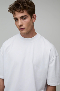 OEM Heavyweight Bulk <b>Tshirt</b> Custom logo Printing Plain Tee Shirt Short Sleeve Blank Cotton Plus Size Men's T-shirts - Product Image 3