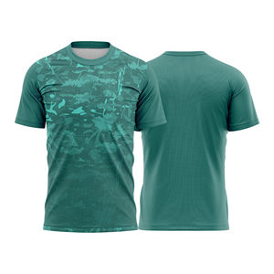 Maillot de football à col rond et manches courtes, personnalisable avec le nom de l'équipe, unisexe, adulte, séchage rapide, respirant, léger, 100% polyester - Product Image 3