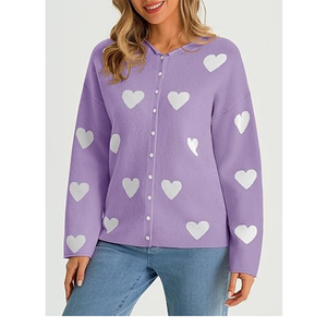 Women’s Classic Button-Up Knit <b>Cardigan</b> <b>Sweater</b> - Product Image 1