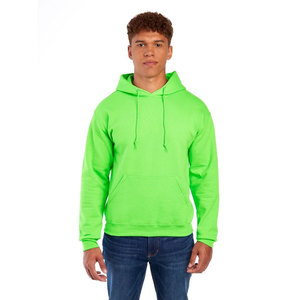 เสื้อฮู้ดผ้าฟลีซสีเขียวนีออน ยี่ห้อ Next Level Apparel รุ่น Comparable  ผสมผ้าฝ้ายโพลีเอสเตอร์ 52/48  แบบเปล่า  สามารถสกรีนโลโก้ได้ - Product Image 4