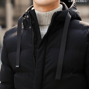 Bangladesh China Factory Price Custom Logo Embroidery cotton-<b>padded</b> coat thickened casual warm cotton-<b>padded</b> <b>hooded</b> <b>jacket</b> - Product Image 5