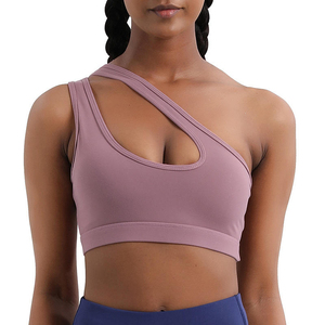 Sujetador Deportivo Halter de Alto Soporte para Mujer con Logotipo Personalizado, Top Ligero para Yoga, Gimnasio, Ejercicio, Ropa Deportiva con Elasticidad en Cuatro Direcciones - Product Image 1