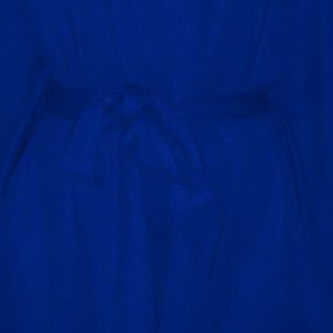 Poncho Zeta Phi Beta para Mujer, Azul Rey, Cuello en V, Capa con Cinturón, Bordado, Estilo Griego, Túnica Elegante e Informal - Product Image 4