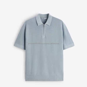 <b>Men</b> Knitwear Polo <b>Shirt</b> <b>High</b> Quality 100% Cotton Knitted Polo <b>Collar</b> Designer Short Sleeved Pullover 14-Zip Sweater Polo <b>Shirt</b> - Product Image 5