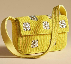 Pochette à perles faite à la main de haute qualité, broderie florale 3D (soie), style floral, logo personnalisé, emballage personnalisé, forme personnalisée - Product Image 1