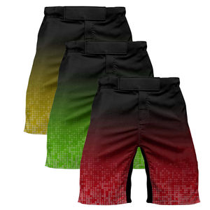 Shorts de combat MMA de haute qualité, OEM, unis, respirants, en polyester et élasthanne extensibles, confortables, shorts MMA de haute qualité - Product Image 6